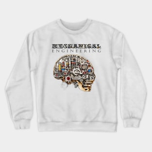 Mechanical Engineering - Inside Skull [Black Text Version] Crewneck Sweatshirt